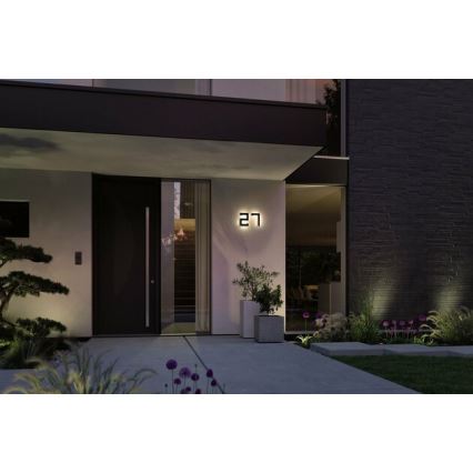 Paulmann 79842 - LED/0,2W IP44 Número de casa solar 1,2V 1500 mAh