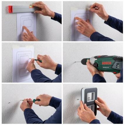 Paulmann 79842 - LED/0,2W IP44 Número de casa solar 1,2V 1500 mAh