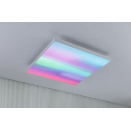 Paulmann 79905 - LED/19W RGBW Plafón regulable VELORA 230V 3000-6500K + control remoto