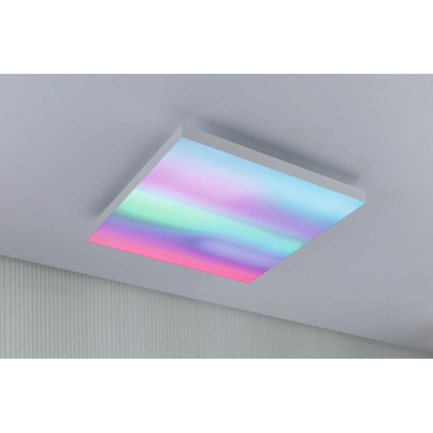 Paulmann 79905 - LED/19W RGBW Plafón regulable VELORA 230V 3000-6500K + control remoto