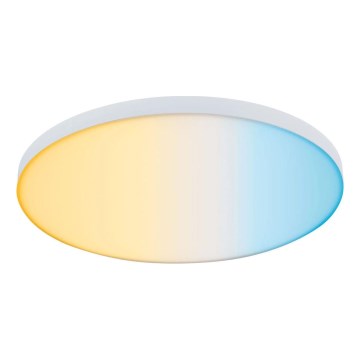 Paulmann 79928 - Luminaria de techo regulable LED/22W LORIA 230V 2700-6500K Ø 40 cm blanca