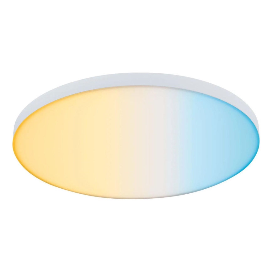 Paulmann 79928 - Luminaria de techo regulable LED/22W LORIA 230V 2700-6500K Ø 40 cm blanca