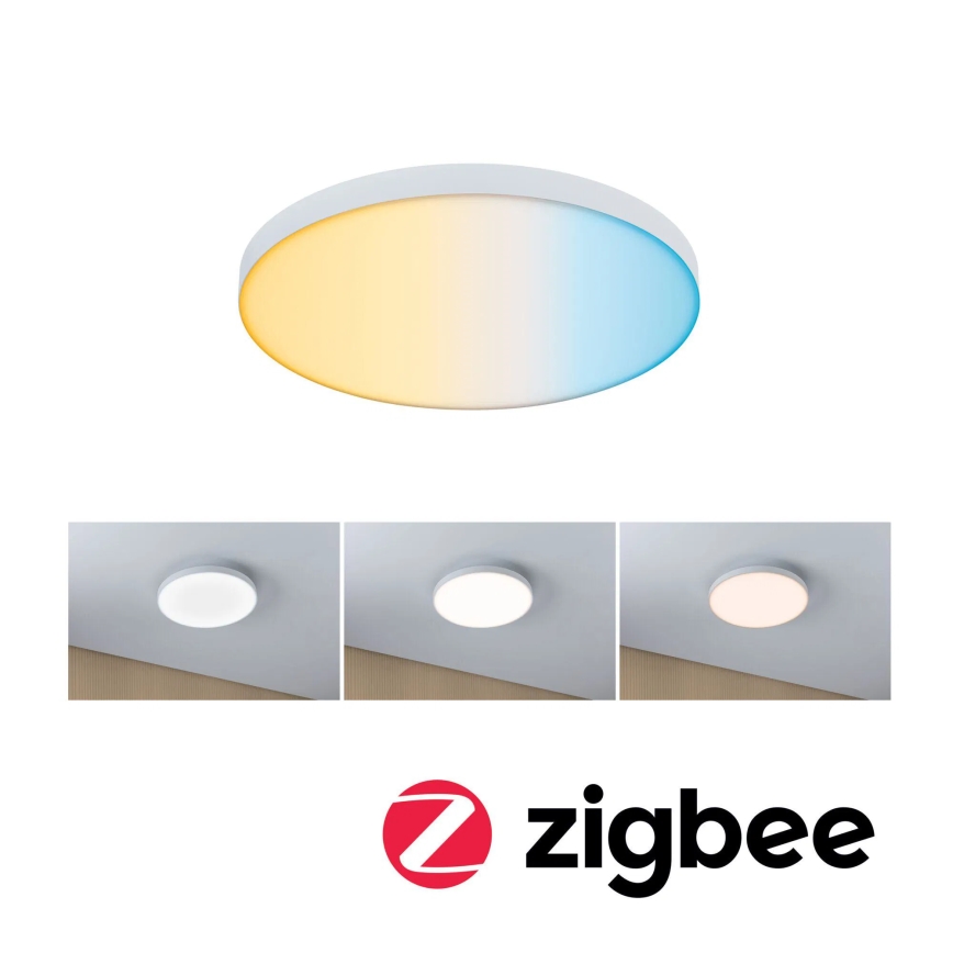 Paulmann 79931 - LED/16,5W IP44 Lámpara de techo regulable LORIA 230V 2700-6500K