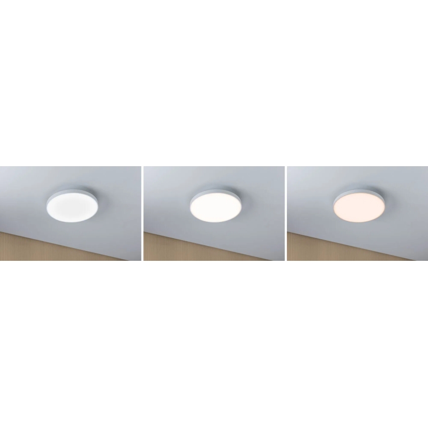 Paulmann 79931 - LED/16,5W IP44 Lámpara de techo regulable LORIA 230V 2700-6500K
