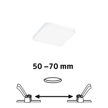 Paulmann 79953 - LED/6W IP44 Luminaria empotrada regulable para baño VARIFIT 230V