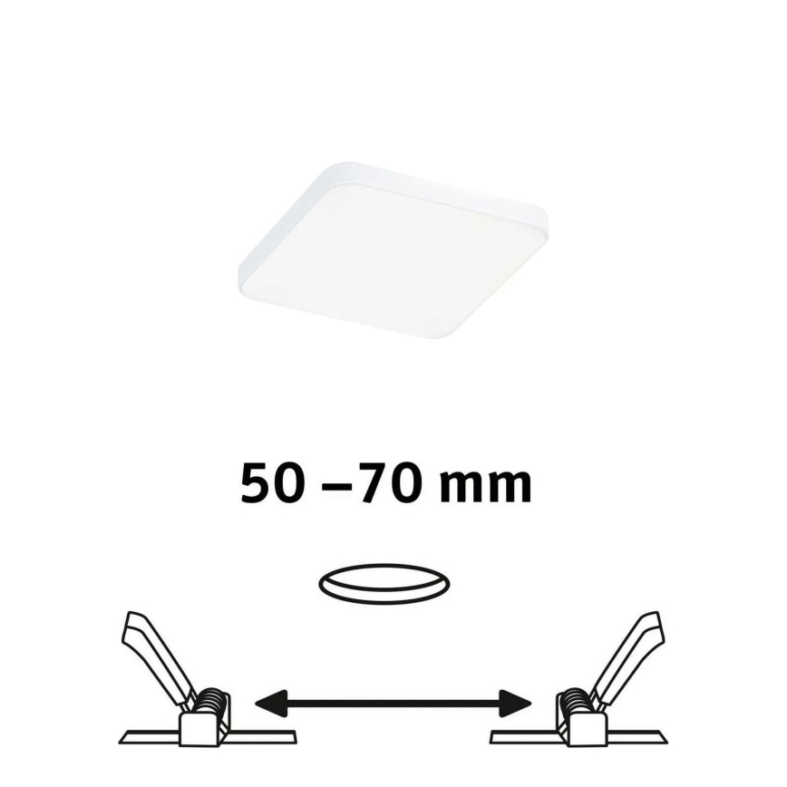 Paulmann 79953 - LED/6W IP44 Luminaria empotrada regulable para baño VARIFIT 230V