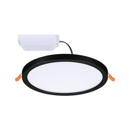 Paulmann 79965 - LED/13W IP44 Regulable downlight empotrable para baño AREO 230V Ø 17,5 cm negro