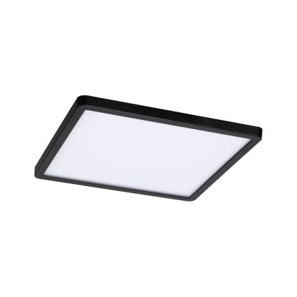 Paulmann 79967 - Lámpara empotrable regulable para baño LED 16W IP44 AREO 230V 23x23 cm negra
