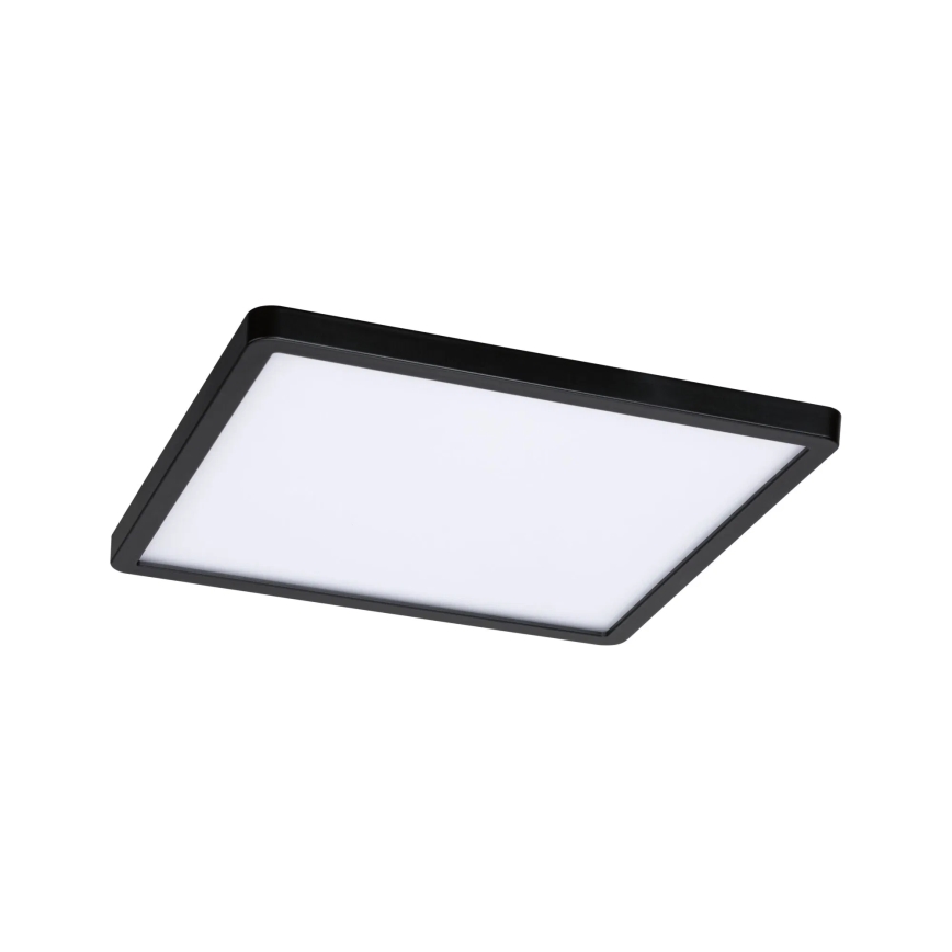Paulmann 79967 - Lámpara empotrable regulable para baño LED 16W IP44 AREO 230V 23x23 cm negra