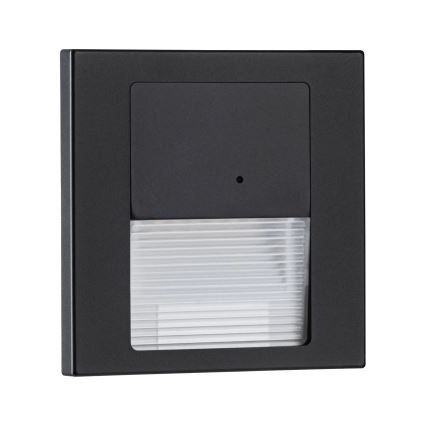 Paulmann 80004 - LED/1W Iluminación de escalera con sensor TSARO 230V Lead/negro
