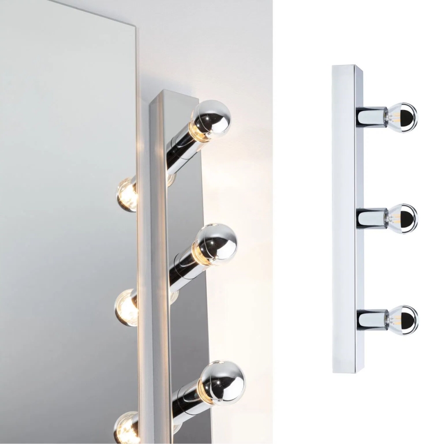 Paulmann 80096 - 3xE14/40W IP44 Iluminación de espejo de baño REGULA 230V cromo brillante