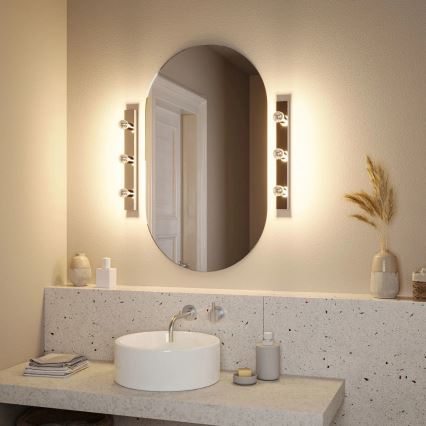Paulmann 80096 - 3xE14/40W IP44 Iluminación de espejo de baño REGULA 230V cromo brillante