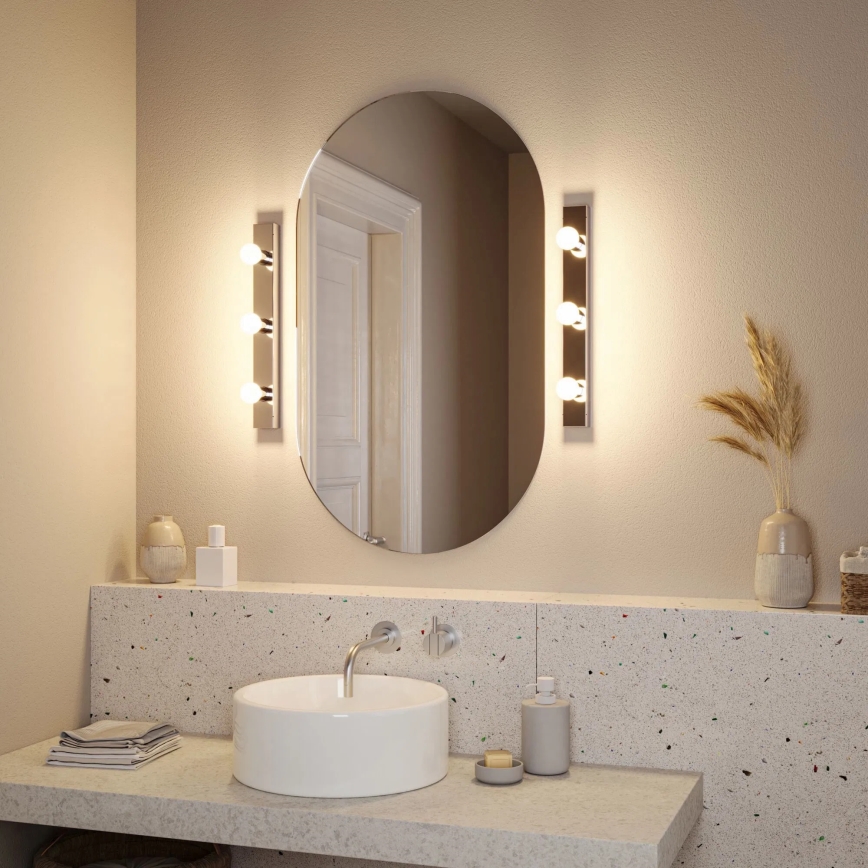 Paulmann 80096 - 3xE14/40W IP44 Iluminación de espejo de baño REGULA 230V cromo brillante
