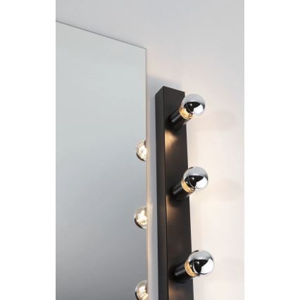 Paulmann 80097 - 3xE14/40W IP44 Iluminación de espejo de baño REGULA 230V negro