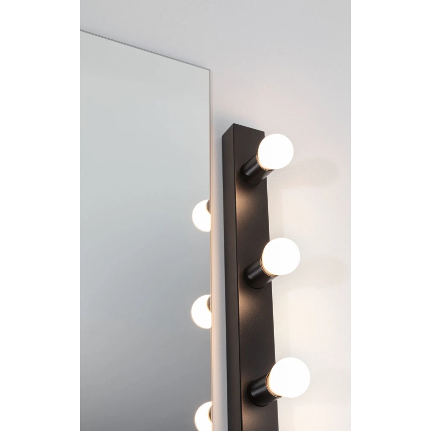 Paulmann 80097 - 3xE14/40W IP44 Iluminación de espejo de baño REGULA 230V negro