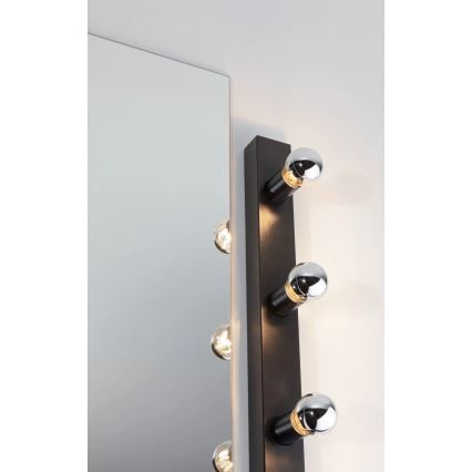 Paulmann 80099 - 4xE14/40W IP44 Iluminación de espejo de baño REGULA 230V negro