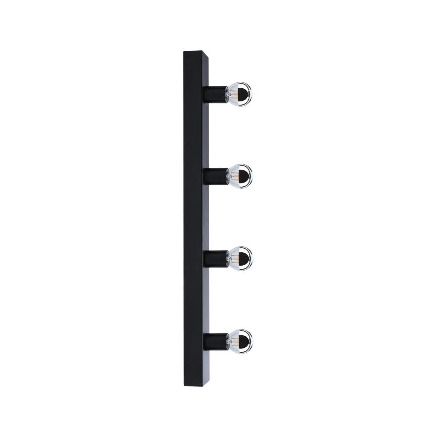Paulmann 80099 - 4xE14/40W IP44 Iluminación de espejo de baño REGULA 230V negro