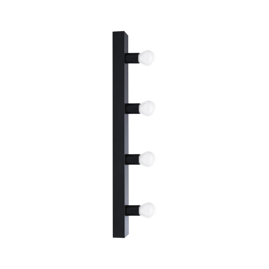 Paulmann 80099 - 4xE14/40W IP44 Iluminación de espejo de baño REGULA 230V negro