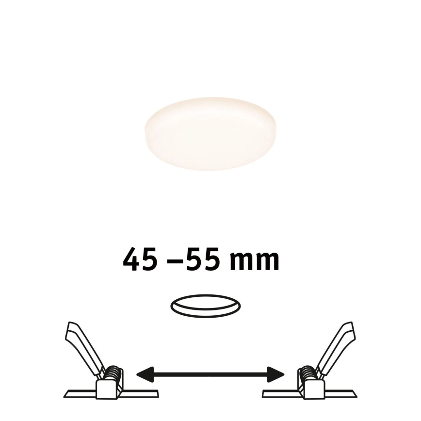 Paulmann 92387 - LED/4,5W IP44 Lámpara empotrable para el baño VARIFIT 230V