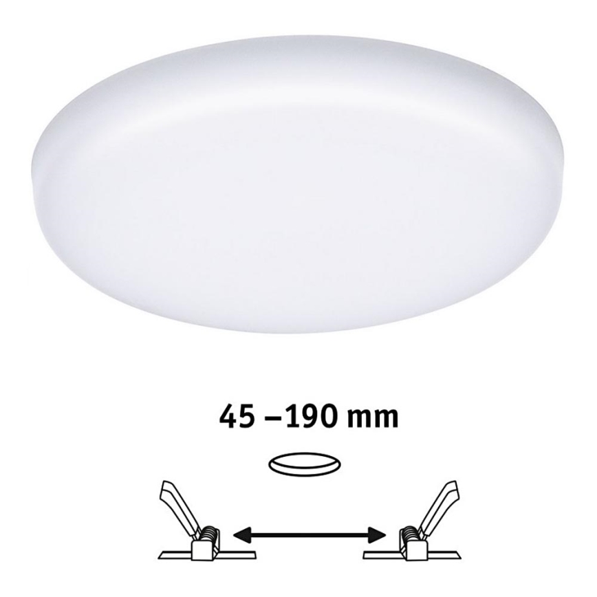 Paulmann 92392 - LED/17,5W IP44 Lámpara empotrable para el baño VARIFIT 230V