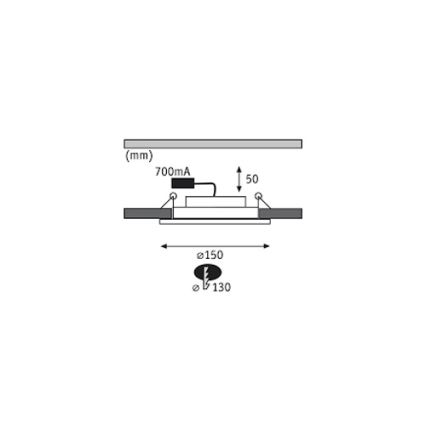 Paulmann 92693 - SET 3xLED/8W Lámpara empotrable regulable PREMIUM LINE 230