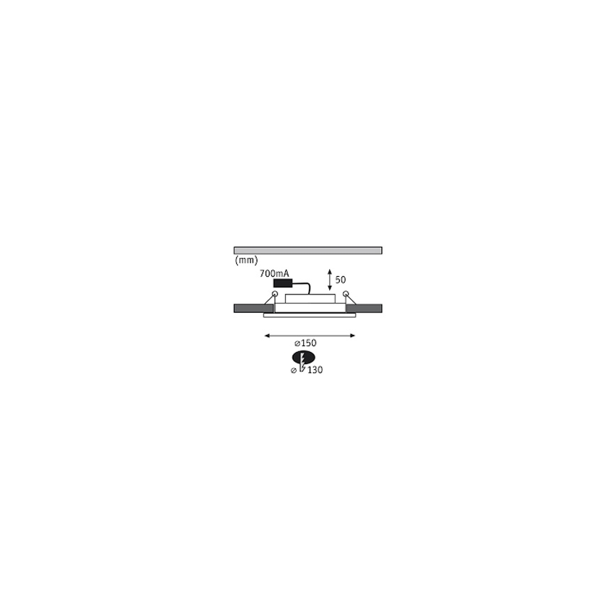 Paulmann 92693 - SET 3xLED/8W Lámpara empotrable regulable PREMIUM LINE 230