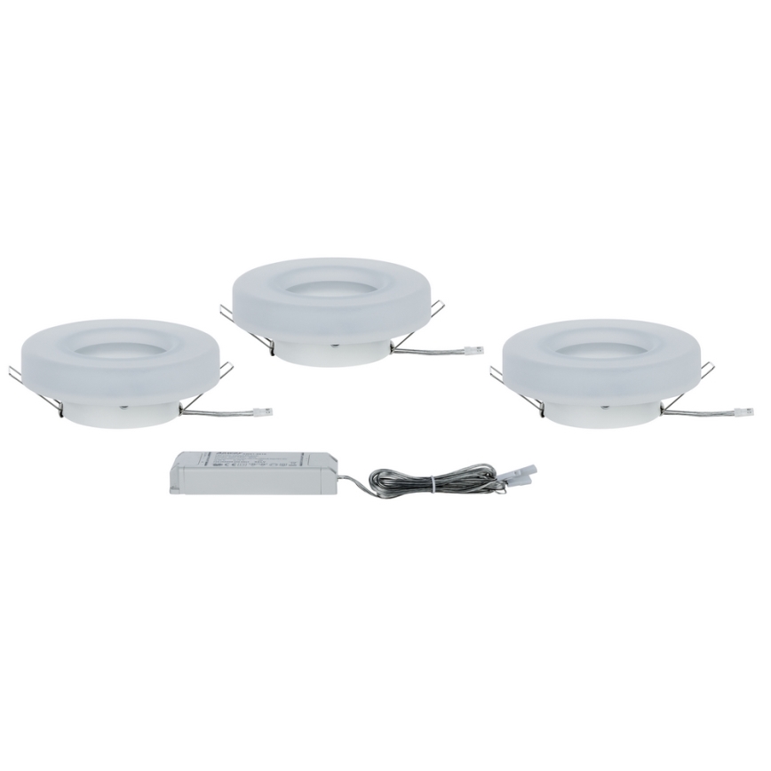 Paulmann 92704 - SET 3xLED/5,5W Plafón BAGEL 230V