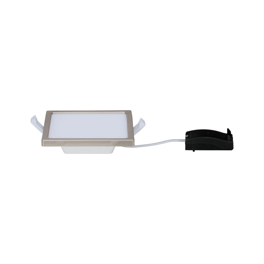 Paulmann 92940 - LED/6,5W IP44 Regulable luminaria empotrable para baño AREO 230V 12x12 cm cromo mate
