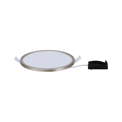 Paulmann 92946 - Luminaria empotrada para baño AREO, LED 11W, IP23, 230V, Ø 18 cm, cromo mate