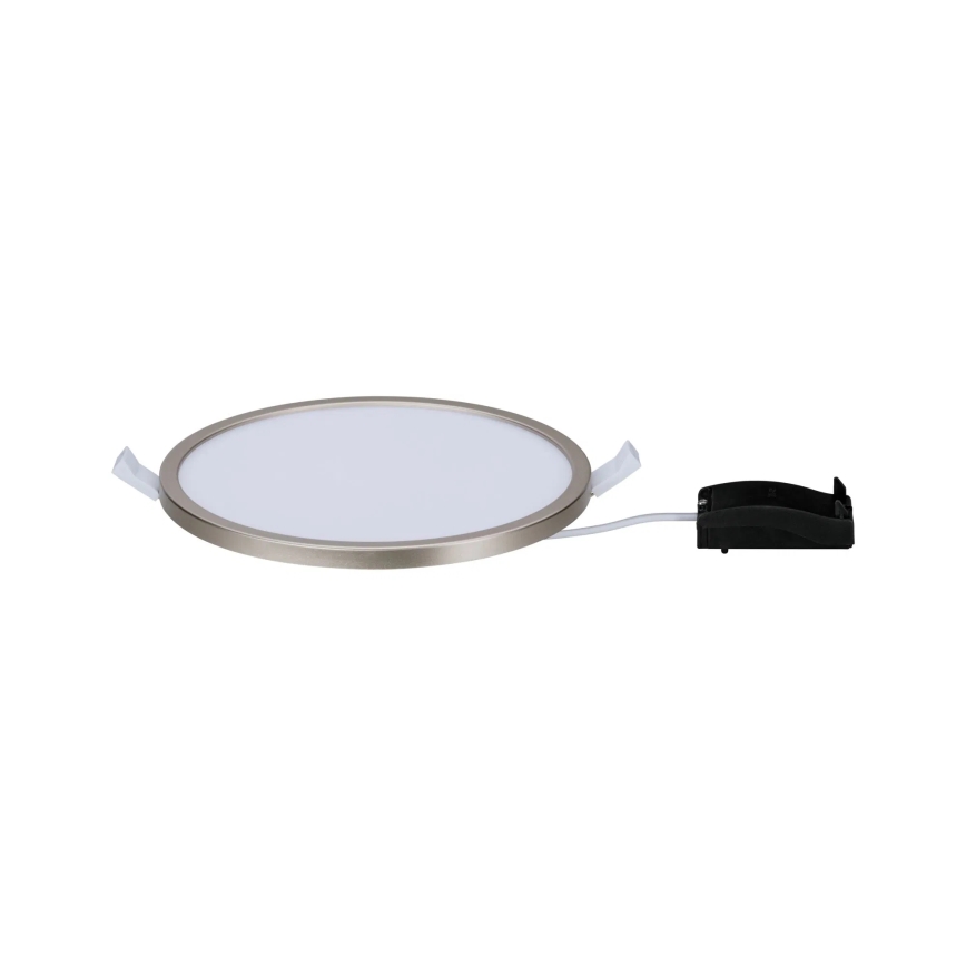 Paulmann 92946 - Luminaria empotrada para baño AREO, LED 11W, IP23, 230V, Ø 18 cm, cromo mate