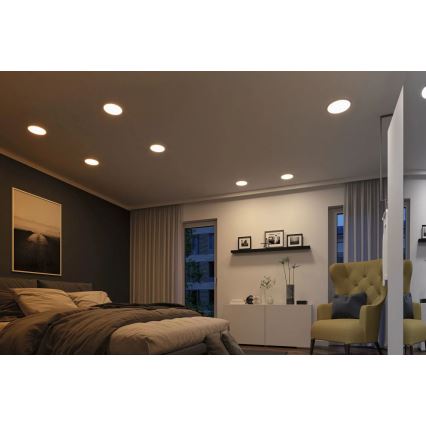 Paulmann 92992 - LED/16W IP44 Lámpara empotrada de techo para baño AREO 230V 2000/3000/4000K Ø 23 cm cromo mate