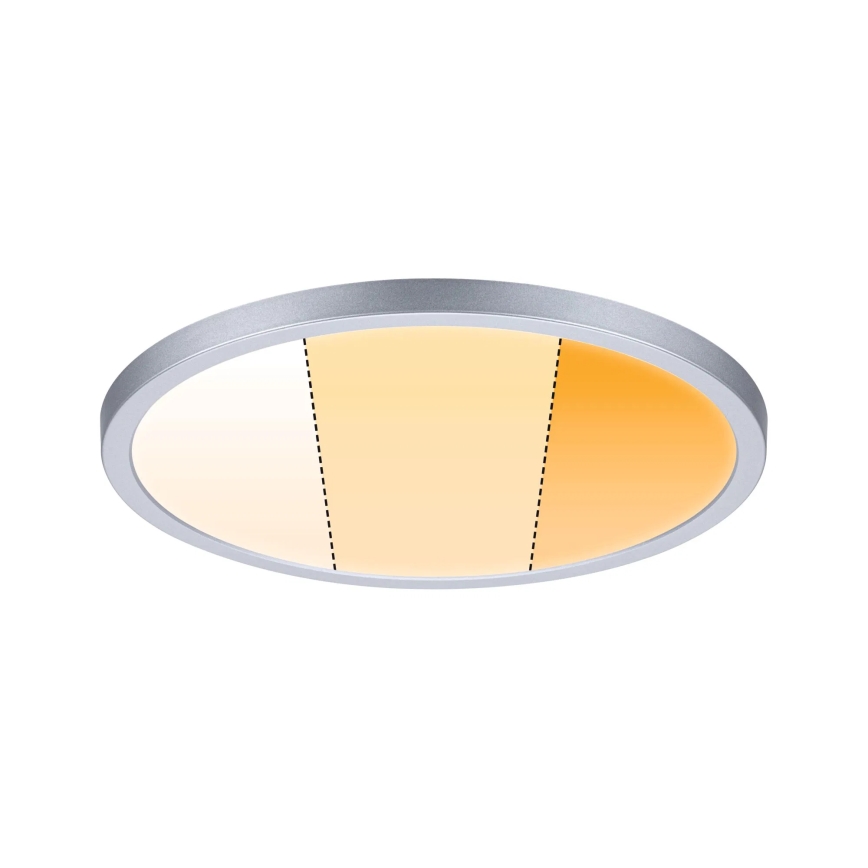 Paulmann 92992 - LED/16W IP44 Lámpara empotrada de techo para baño AREO 230V 2000/3000/4000K Ø 23 cm cromo mate
