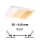 Paulmann 92993 - LED/13W IP44 Luminaria empotrada para baño AREO 230V 2000/3000/4000K 17,5x17,5 cm blanca