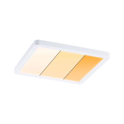 Paulmann 92993 - LED/13W IP44 Luminaria empotrada para baño AREO 230V 2000/3000/4000K 17,5x17,5 cm blanca
