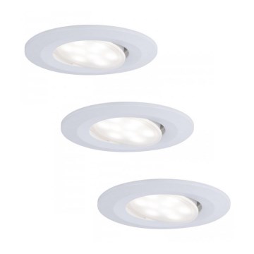 Paulmann 93012 - SET 3x LED/5,5W IP65 Lámpara empotrable de baño CALLA 230V 2700/4000/6500K