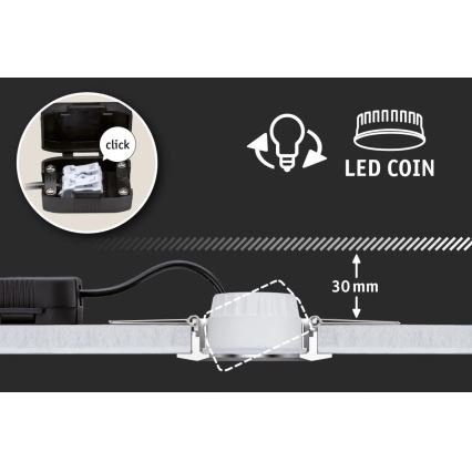 Paulmann 93079 - LED/6W Módulo regulable NOVA 230V 4000K