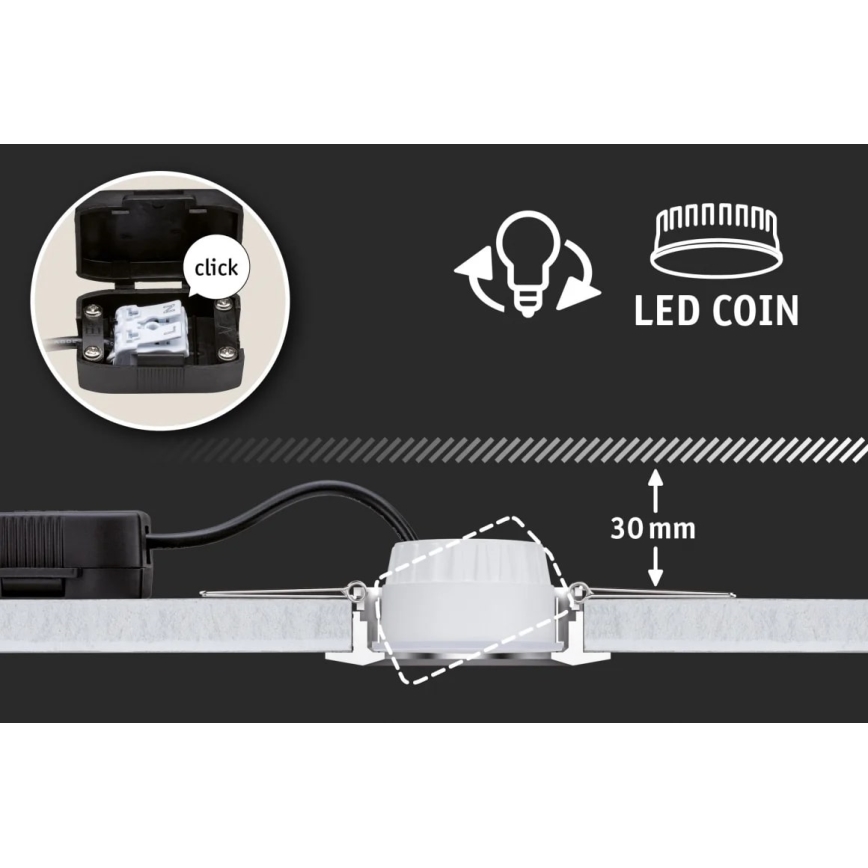 Paulmann 93079 - LED/6W Módulo regulable NOVA 230V 4000K