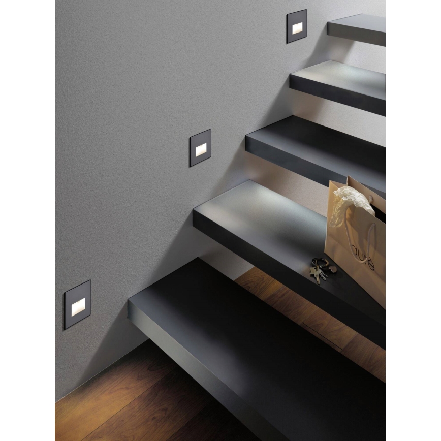 Paulmann 93094 - LED/1,2W Lámpara de escalera EDGE 230V