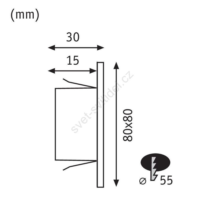 Paulmann 93094 - LED/1,2W Lámpara de escalera EDGE 230V