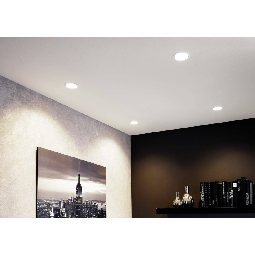 Paulmann 93410 - JUEGO 3xLED/6,5W IP44 Plafón de baño regulable COLE 230V