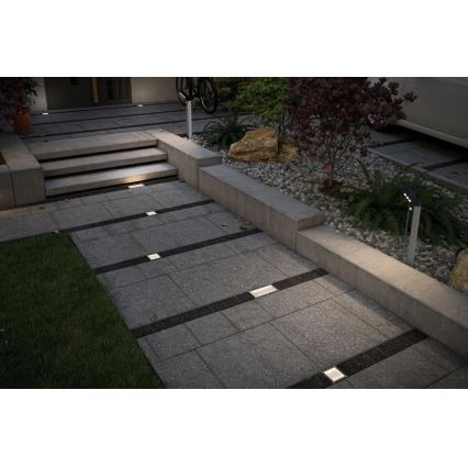 Paulmann 93774 - LED/0,24W IP67 Lámpara solar para entrada CUBE 1,2V 1200 mAh