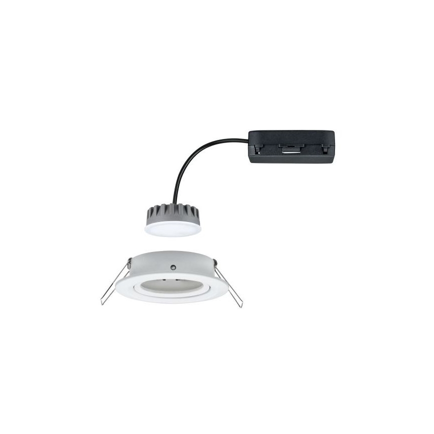 Paulmann 93871 - LED/6W IP23 Luminaria empotrable regulable para baño COIN 230V