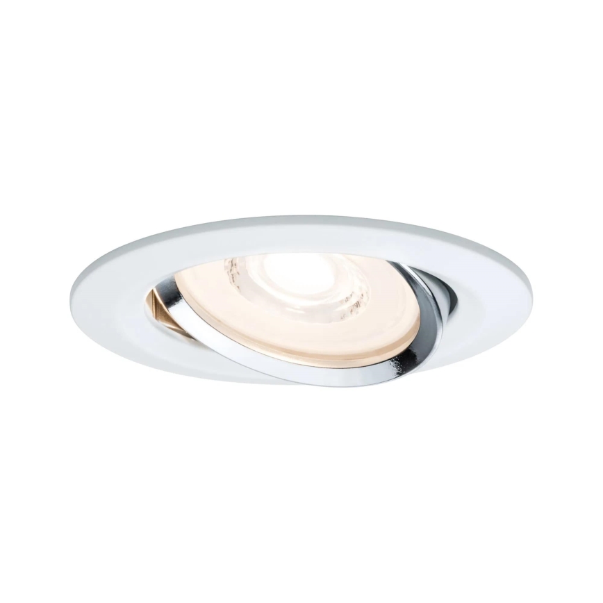 Paulmann 93942 - SET 3xLED/6,8W IP23 Lámpara empotrable regulable para el baño COIN 230V