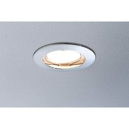 Paulmann 93965 - Lámpara LED regulable para baño COIN 7W 230V