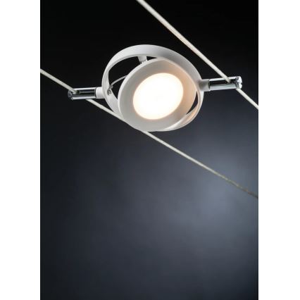 Paulmann 94106 - SET 6xLED/4W Foco para sistema en cadena ROUNDMAC 230V blanco