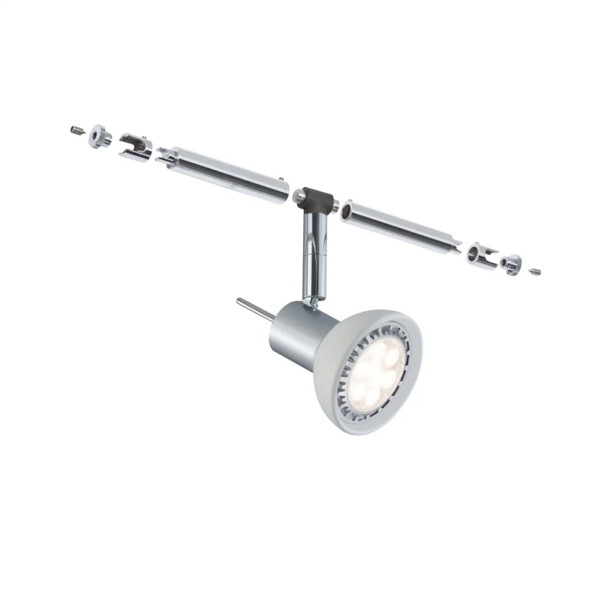 Paulmann 94131 - 1xGU5,3/10W Foco para sistema de rieles SHEELA 12V cromo brillante