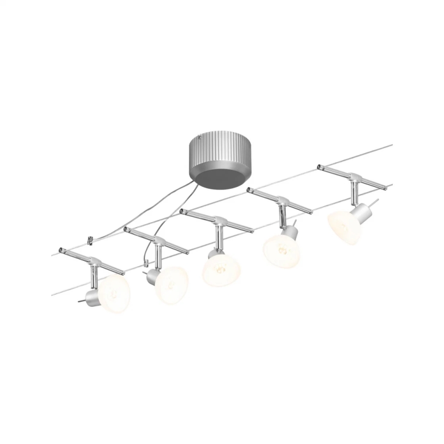 Paulmann 94136 - JUEGO 5xGU5,3/10W Foco para sistema de rieles SHEELA 230V cromo brillante