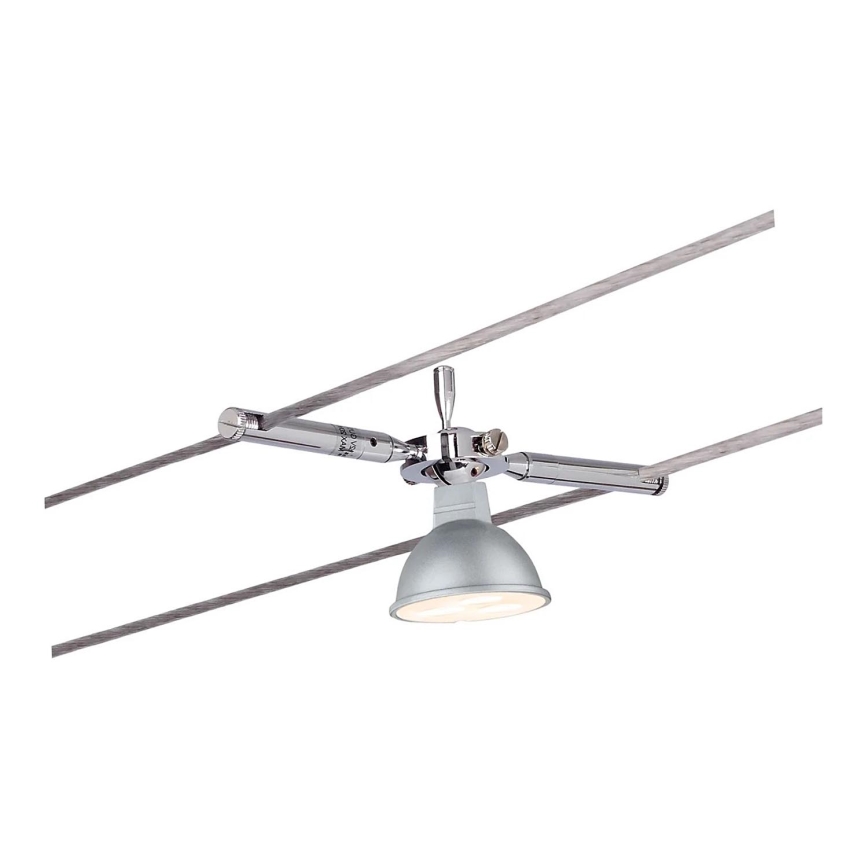 Paulmann 94147 - 1xGU5,3/10W Foco para sistema de rieles TOGO 12V cromo mate