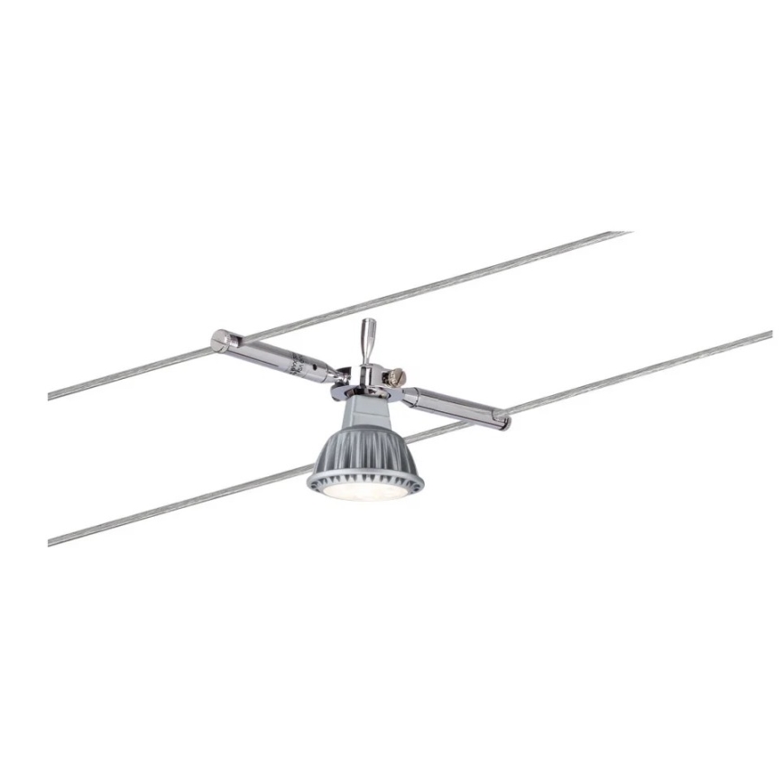 Paulmann 94147 - 1xGU5,3/10W Foco para sistema de rieles TOGO 12V cromo mate