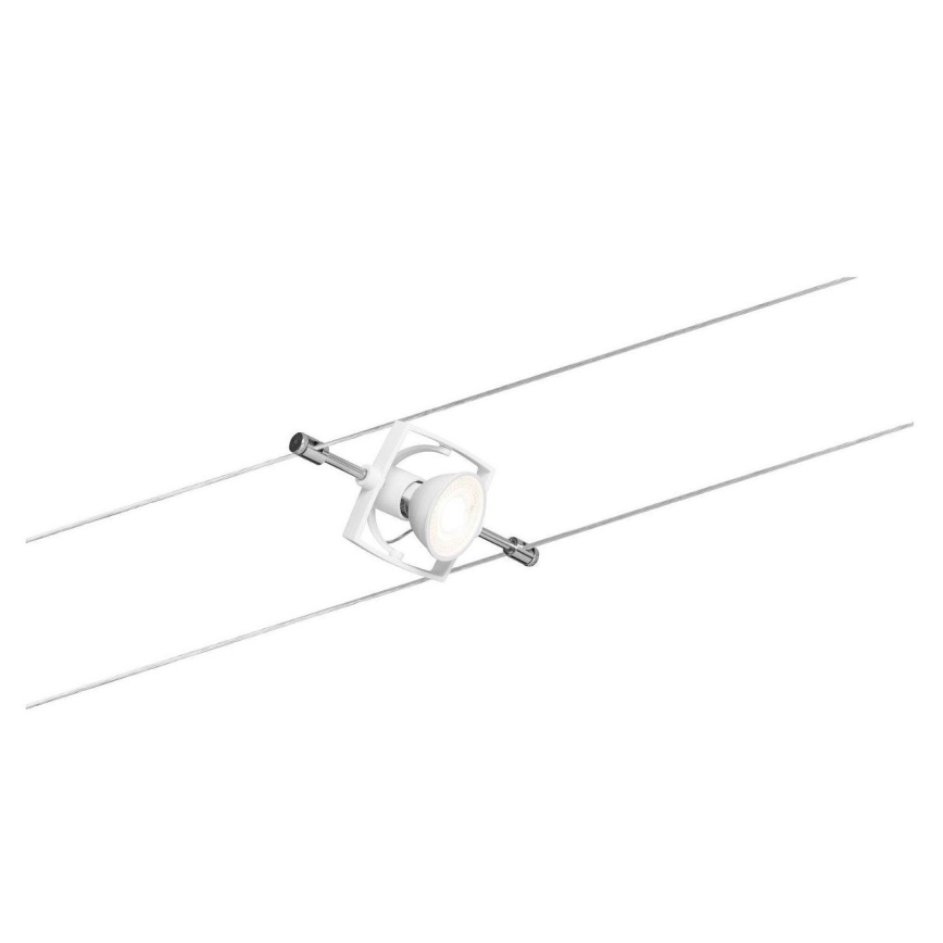Paulmann 94149 - SET de 5xGU5,3/10W Foco para sistema de cable TECH 230V blanco